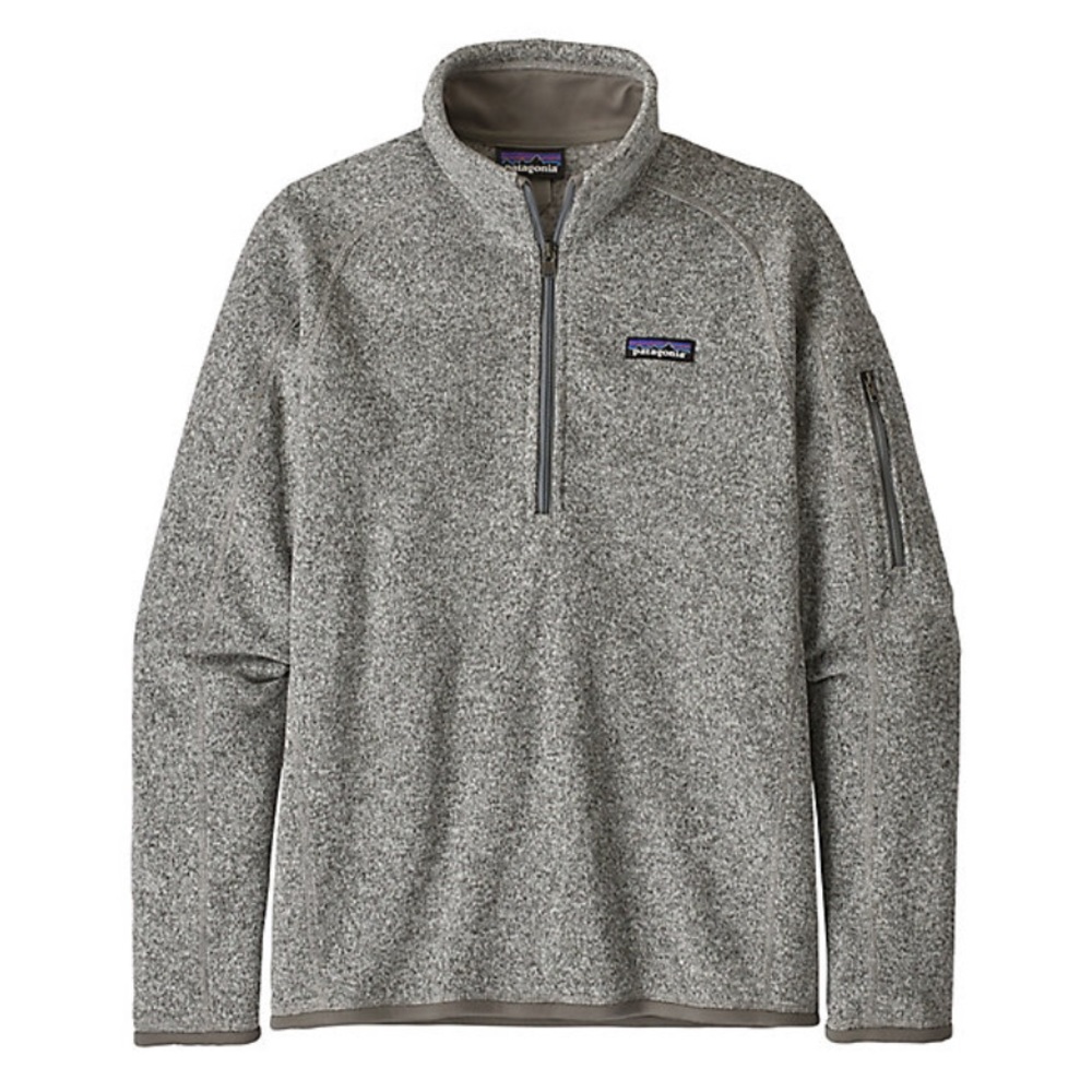 Patagonia 1/4 Zip Better Swester women’s size Large in heather gray